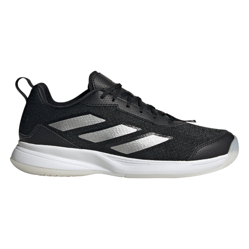 Adidas Avaflash Low Women Tennis Shoes - Core Black / Silver Metallic / Cloud White