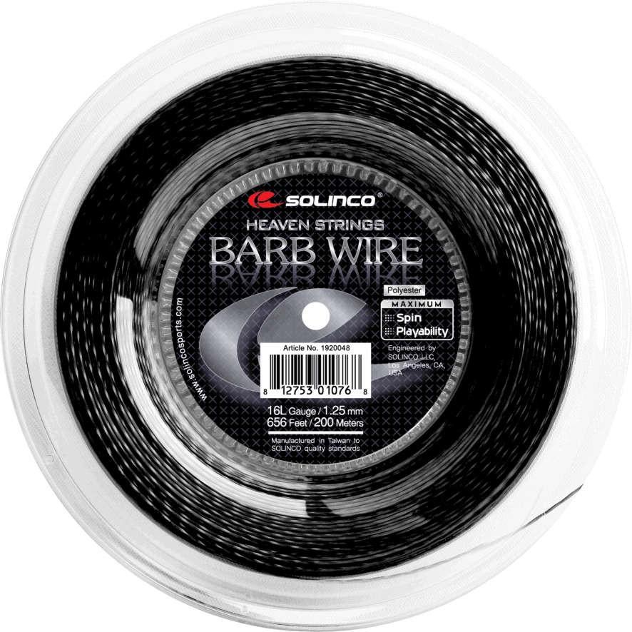 Solinco Barb Wire 125 200m - Black