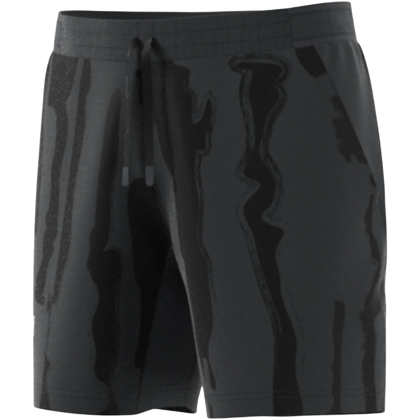 Adidas Tennis New York Graphic Shorts - Carbon/Black