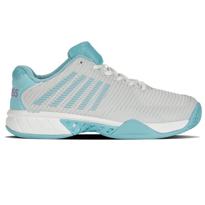 K Swiss Womens Hypercourt Express 2 Tennis Shoes - Bright White / Blue