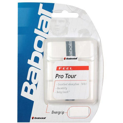 Babolat Pro Tour Overgrip 3 Pack - White
