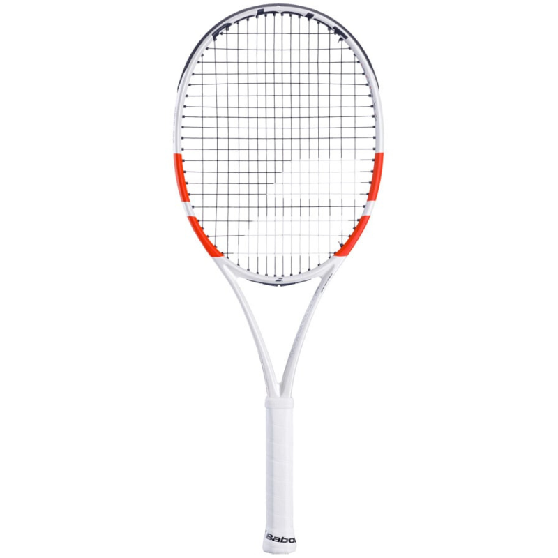Babolat Pure Strike Team Strung Grip 2024 - White/Red