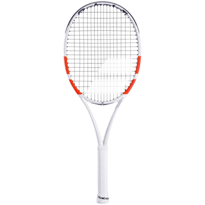 Babolat Pure Strike Team Strung Grip 2024 - White/Red