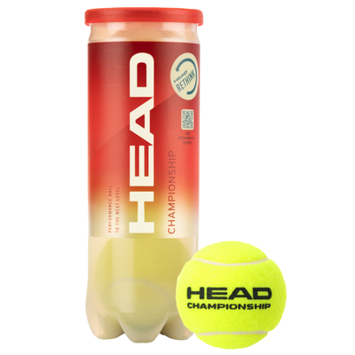 Head Championship Tennis Balls 3 Ball Can