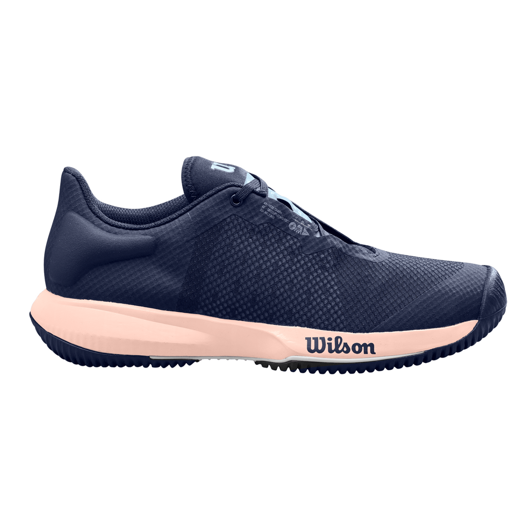 Wilson Womens Kaos Swift Tennis Shoes Peacoat Scallop Shell Baby Blu TennisGear