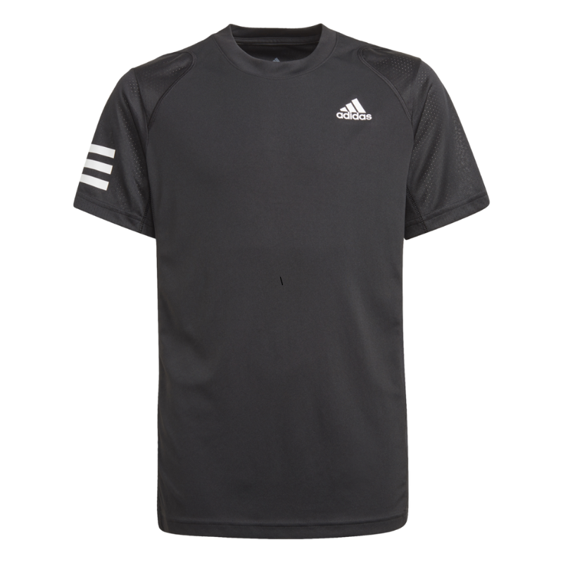 Adidas Boys Club 3-Stripe Tee - Black/White