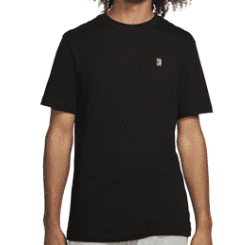 Nike Court Men's Tennis T-shirt - Black/Washed Teal