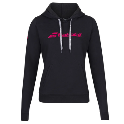 Babolat Exercise Women Hood Sweat - Black/Black
