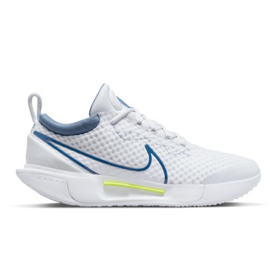 Nike Court Zoom Pro Men Hard Court Tennis Shoes -White Mystic Navy-Ashen Slate-Grey Fog
