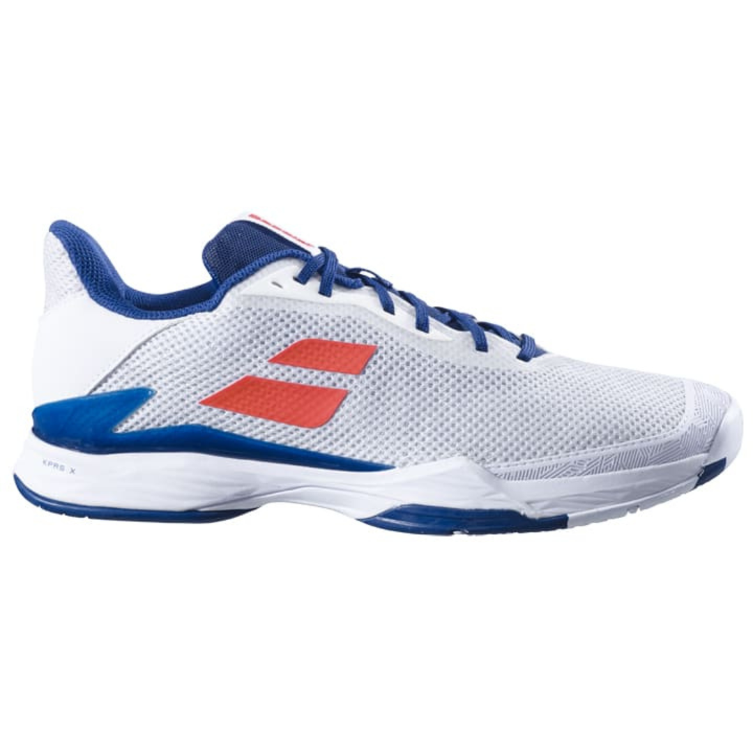 Babolat Jet Tere All Court Men Tennis Shoes - White/Estate Blue