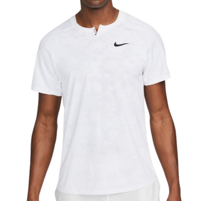 Nike Court Dri-FIT Slam Men Tennis Top - White/Black
