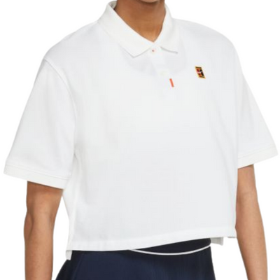 Nike Polo Women's T-Shirt - White/Brilliant Orange