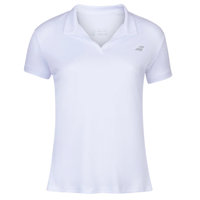 Babolat Play Girls Polo 1000 - White/White