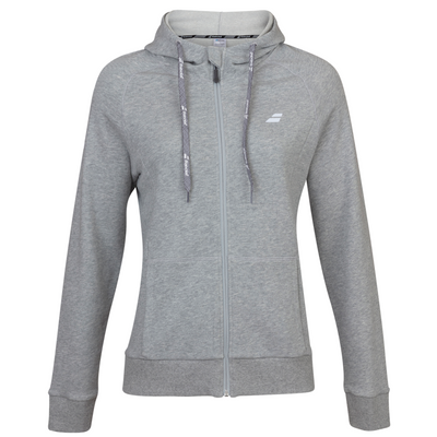 Babolat Exercise Hood Girl Jacket 3002 - High Rise Hthr