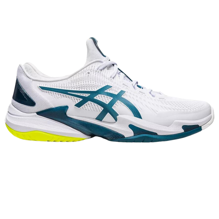 Asics Court FF 3 Mens Tennis Shoes White Gris Blue TennisGear