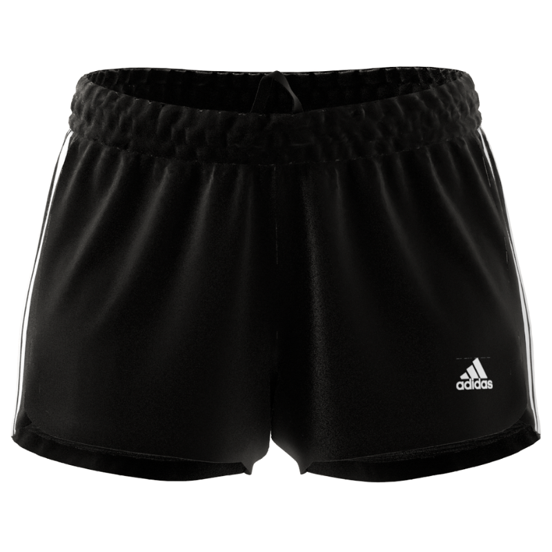 Adidas Pacer 3 Stripe Knit Short - Black/White