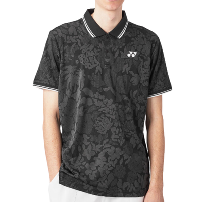Yonex 2023 AO Tennis Mens Polo Shirt -  Black