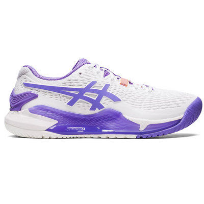 Asics Women Shoes Gel Resolution 9 - White/Amethyst