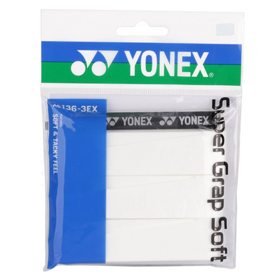 Yonex Super Grap Soft  3 Pack -White