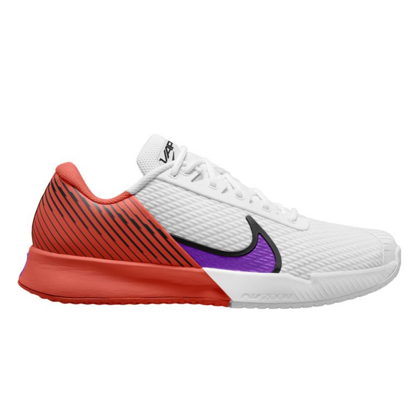 Nike Air Zoom Vapor Pro 2 HC Men Tennis Shoes - White/Fuchsia Dream-Picante Red-Black