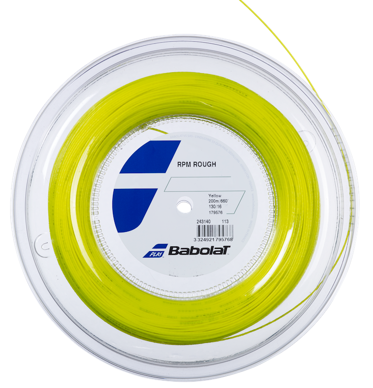 Babolat RPM Blast Rough 125 200m Reel - Yellow