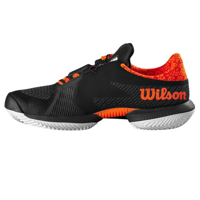 Wilson 2023 Kaos Swift 1.5 Men's Tennis Shoes - Black/Phantom/Shocking Orange