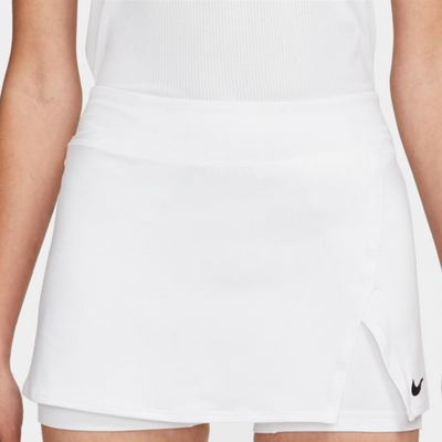 Nike Court Dri-FIT Victory Women's Tennis Skirt - White/Black