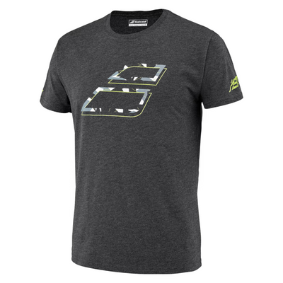 Babolat Aero Cotton Men Tee - Black Heather