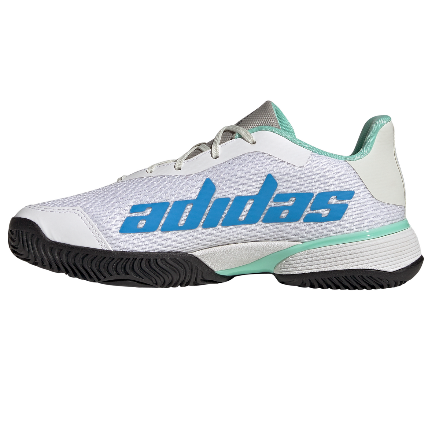 Adidas Performance Barricade Kids Tennis Shoes - Cloud White/Pulse Blue/Core Black