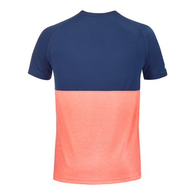 Babolat Play Crew Neck Men Tee  - Fluro Strike/Estate Blue