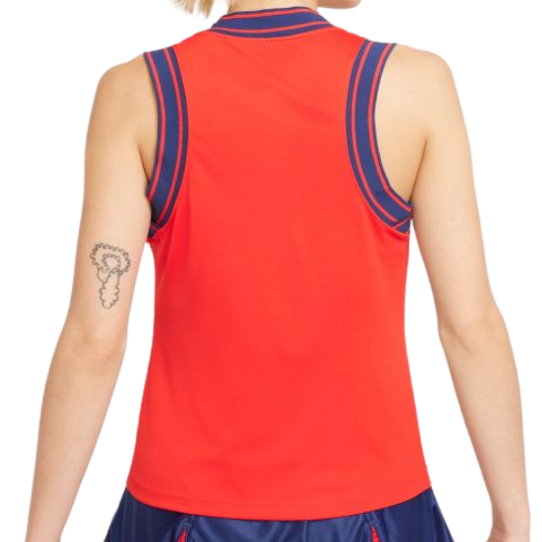 Nike Court Dri-FIT Slam Women's Tennis  Tank Top - University Red 
