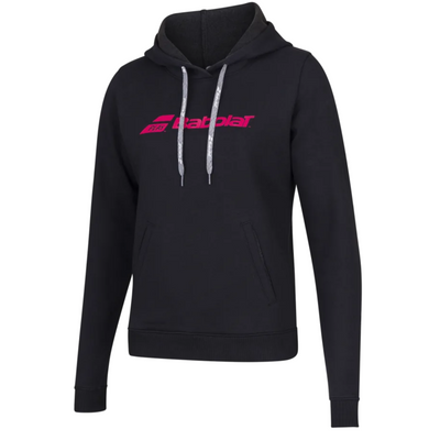 Babolat Exercise Women Hood Sweat - Black/Black