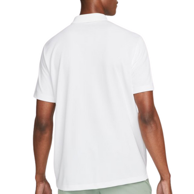 Nike Court Dri-FIT Mens Tennis Polo - White/Black