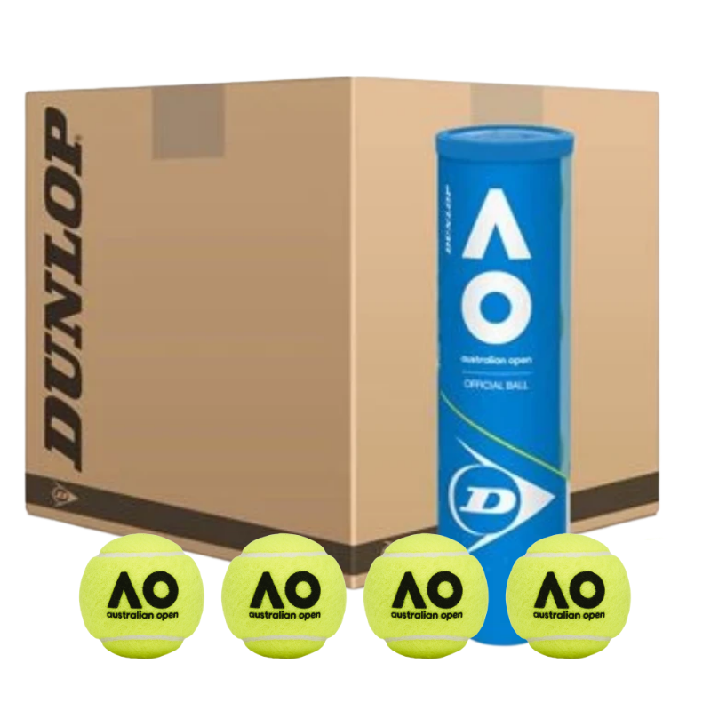 Dunlop AO 4 Tennis Ball Carton 72 Balls TennisGear