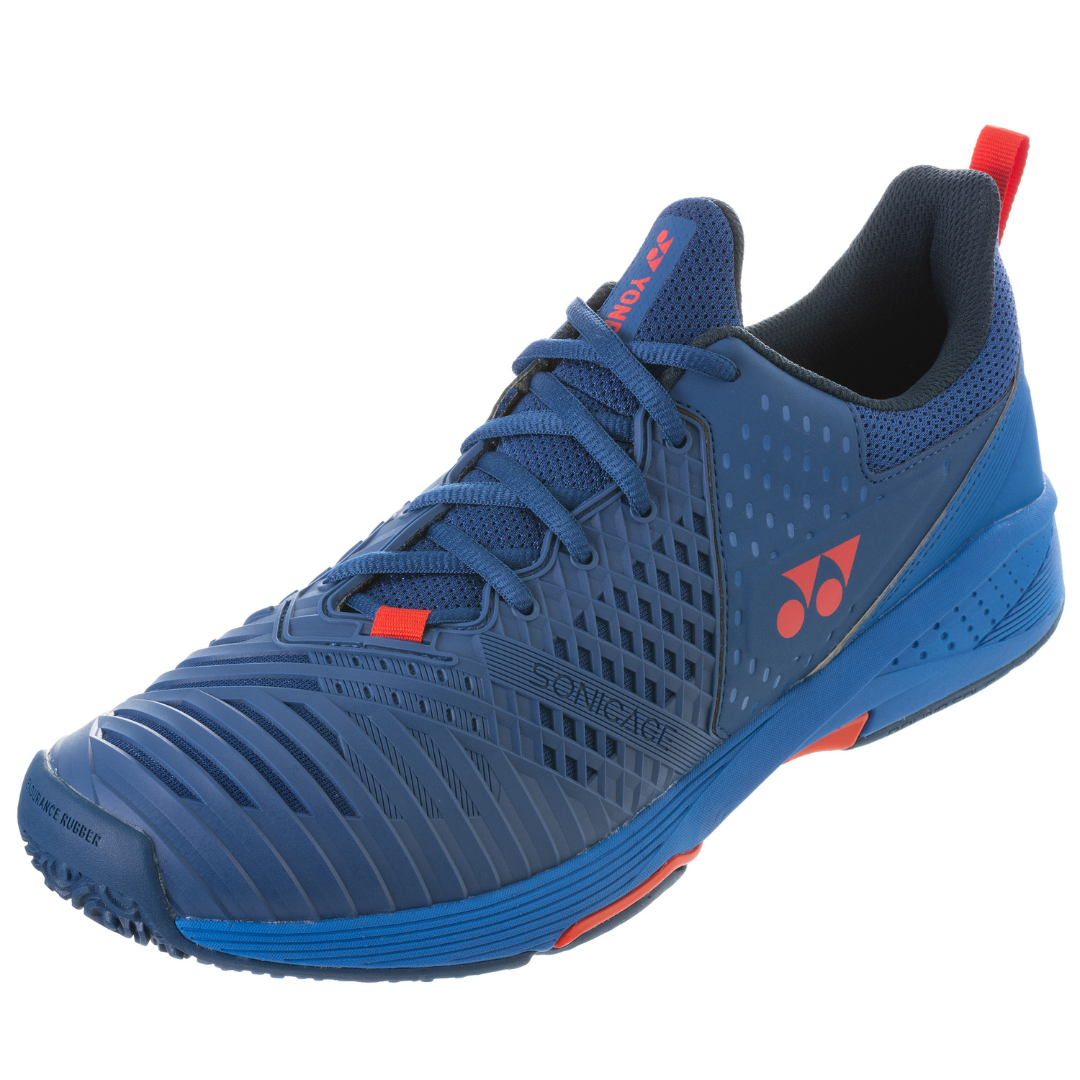 Yonex Sonicage 3 2022 Mens Clay Tennis Shoes - Navy/Red