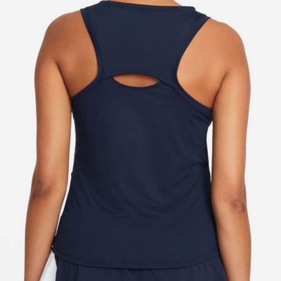 Nike Court Victory Women's Tennis Tank - Blue/White 