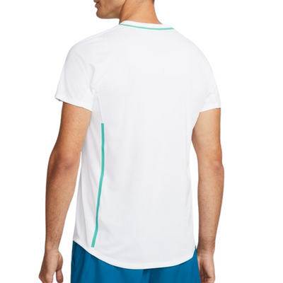 Nike Court Slam Mens Tennis Polo - White/Black