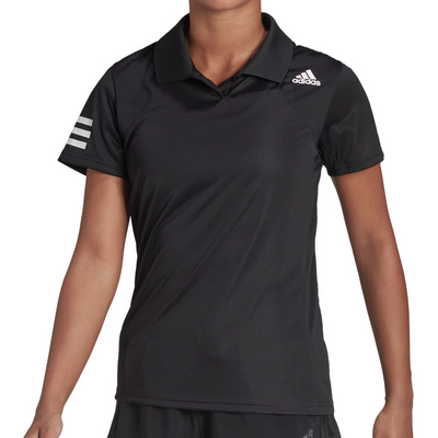 Adidas Women's Club Tennis Polo Shirt - Black/White/White