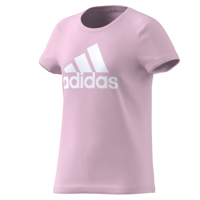 Adidas Girls Tennis  Shirt  BL T  - Clear Pink/ White