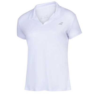 Babolat Play Girls Polo 1000 - White/White