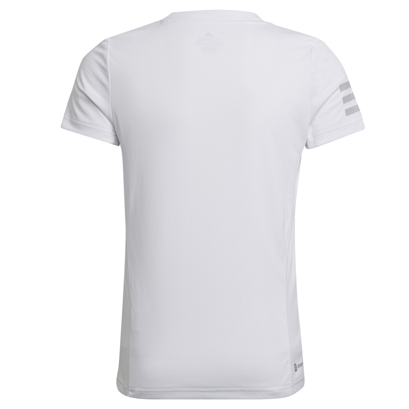 Adidas Girls Club Tee Tennis T-Shirt - White/Grey Two
