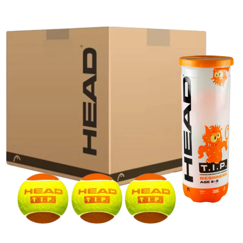 Head TIP Orange 3 Ball Carton - 72 Balls