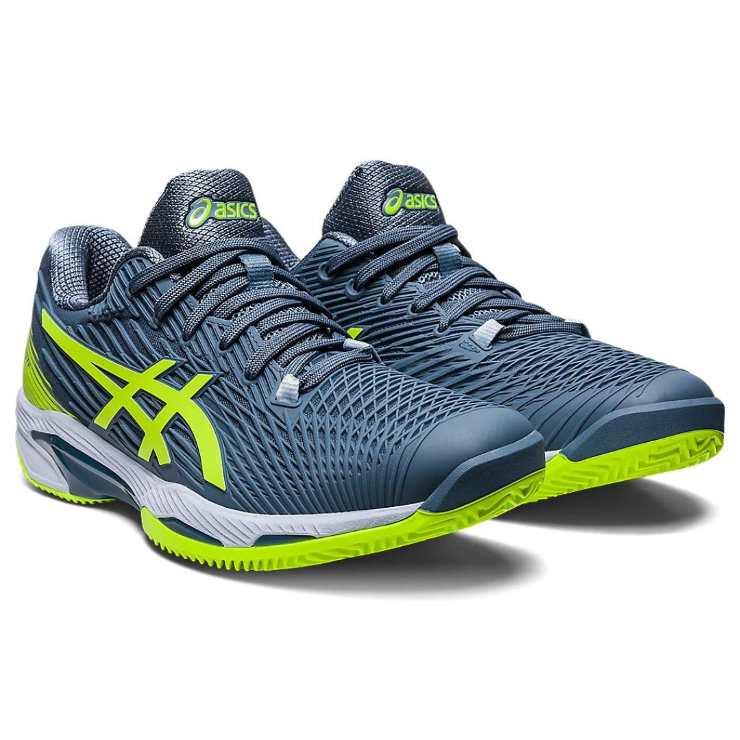 Asics Solution Speed FF 2 Clay - Steel Blue/Hazard Green