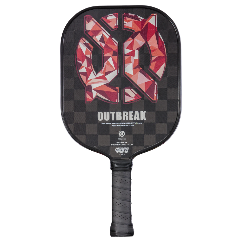 Onix Outbreak Graphite Pickleball Paddle - Red