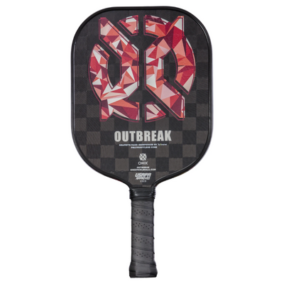 Onix Outbreak Graphite Pickleball Paddle - Red