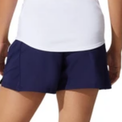 Asics Womens Court Short - Peacoat/Brilliant White