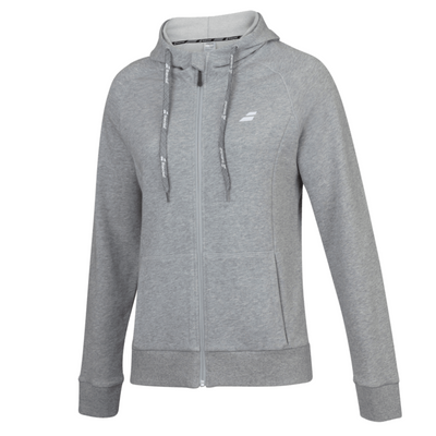 Babolat Exercise Hood Girl Jacket 3002 - High Rise Hthr