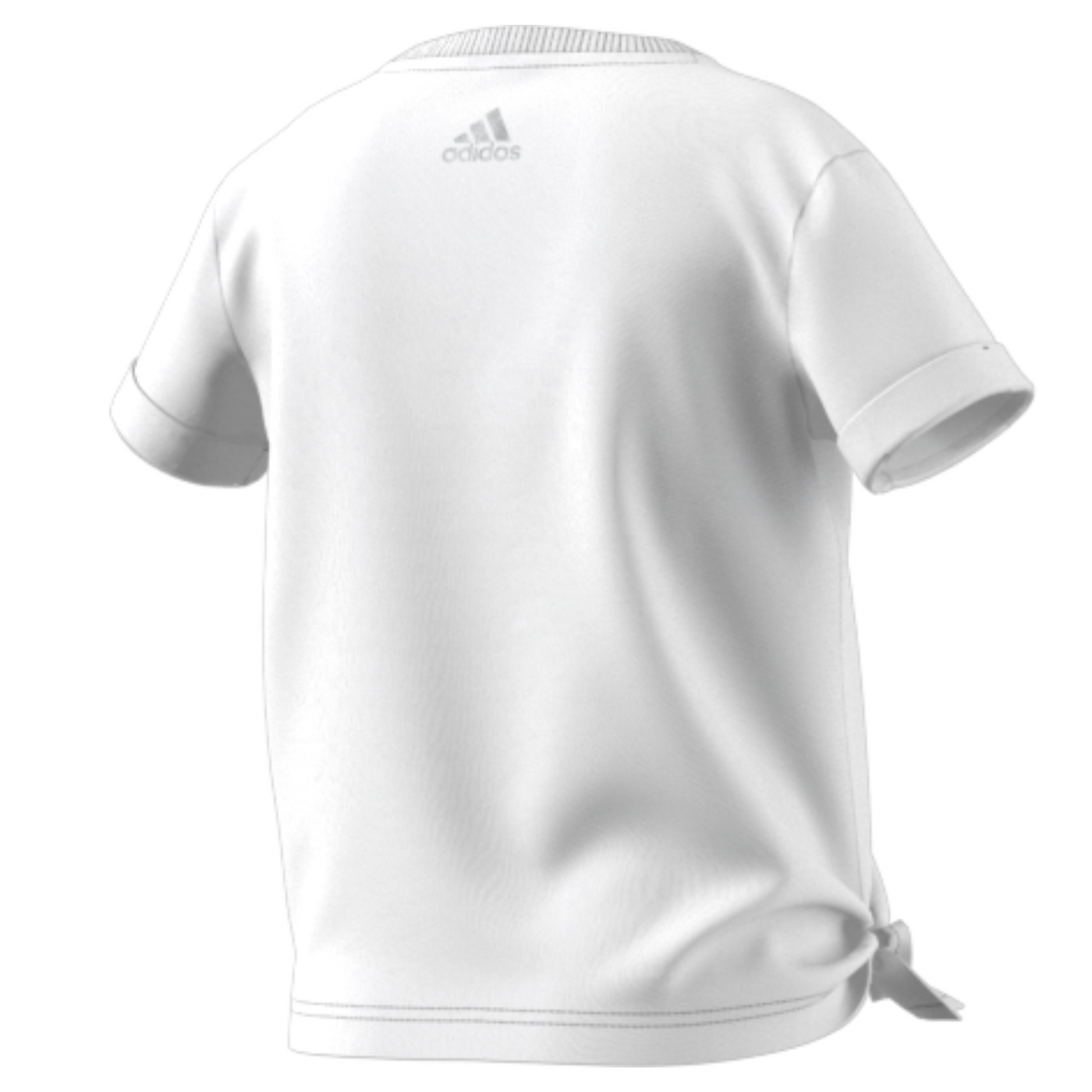 Adidas Girl Dance Knotted Tennis Shirt - White