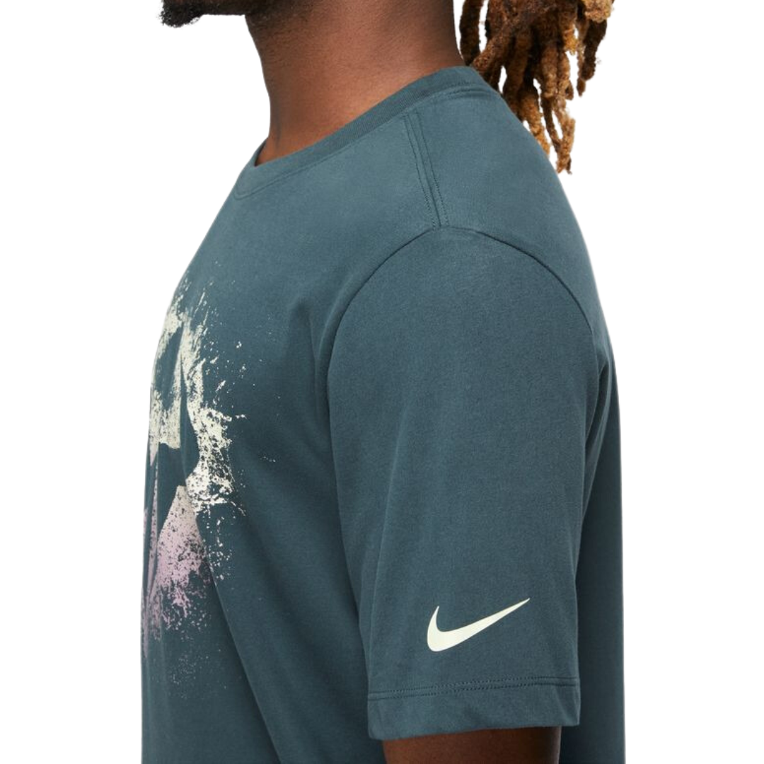 Nike Court Dri-Fit Rafa Men Tennis T-Shirt - Deep Jungle