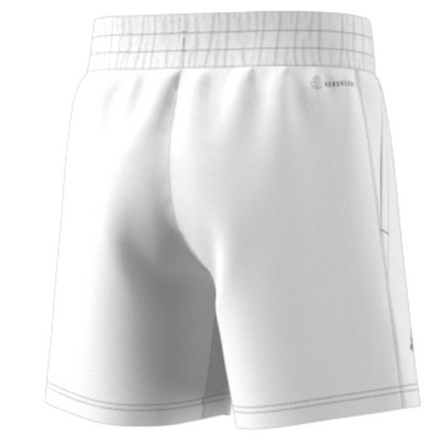 Adidas Performance B Club 3S Boys Tennis Short - White